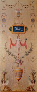 Panel Marie-Antoinette (1755-93) budoárjából 1786 körül (falfestmény)